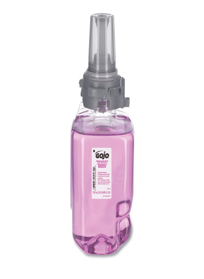 GOJO 8712-04 Antibacterial Foam Handwash, Plum, 700 mL - Image 1